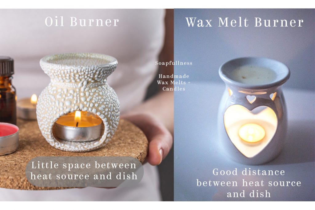 difference between oil burner and wax melt burner