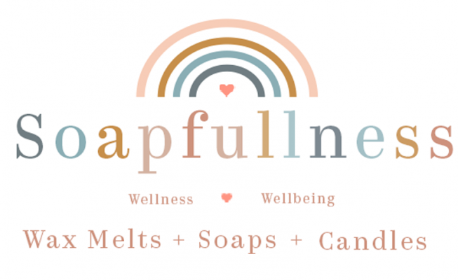 soapfullness soaps self-care candles and wax melts. Exeter, Devon Logo